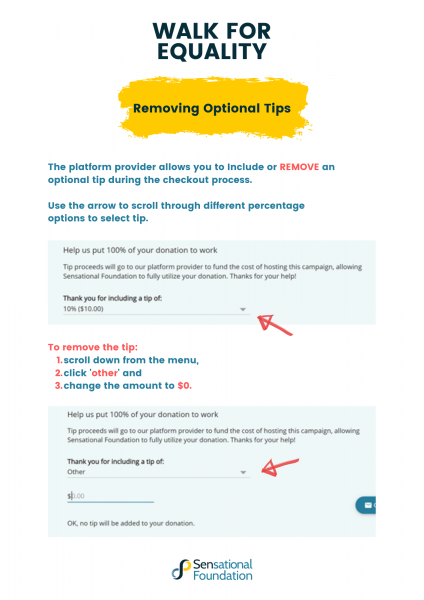 Document with written text tips on crowdfunding