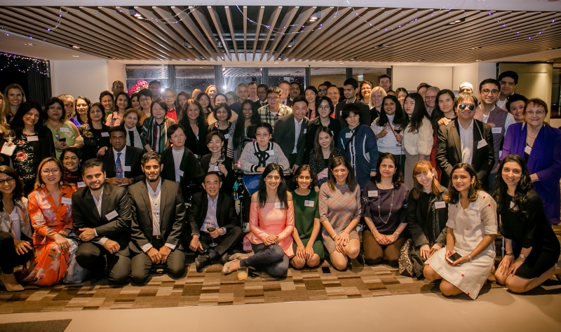 Group photo of all anniversary participants 